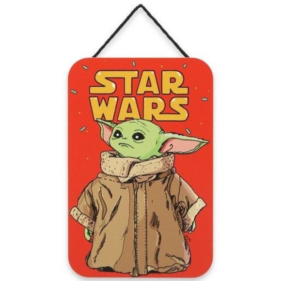 Open Road Brands Other - Star Wars Baby Yoda Grogu Wall Plaque For Fans & Collectors